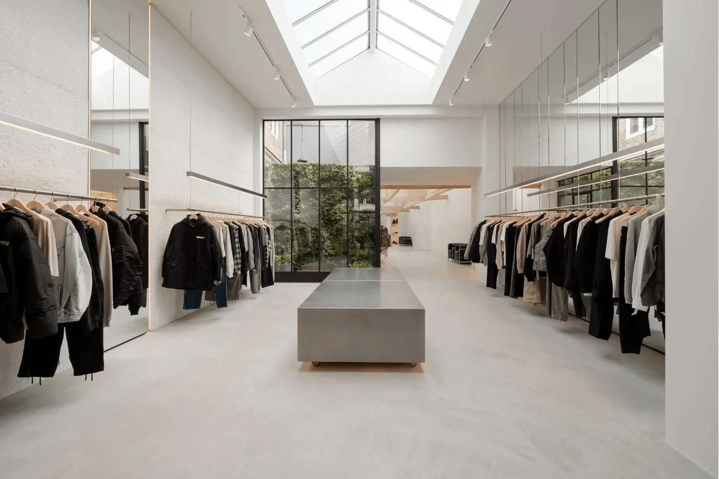 Applied Art Forms Amsterdam · Microcement Polished Look · Entire Store